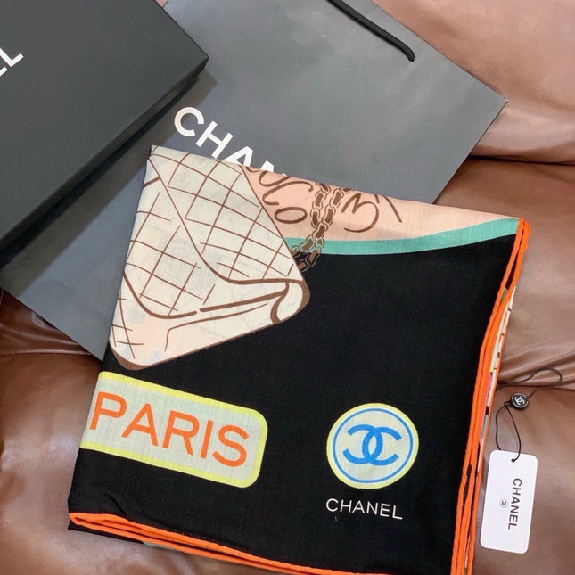 CHANEL 26S SCARF 135 IN SILK 311939