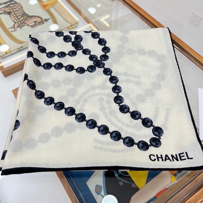 CHANEL 26S SCARF 140 IN SILK 311965