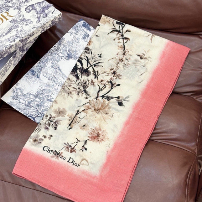 DIOR 26S SCARF 140CM IN CASHMERE SILK 311969
