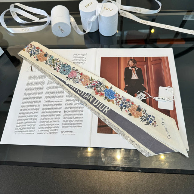 DIOR 26S SCARF 100CM IN SILK 280953