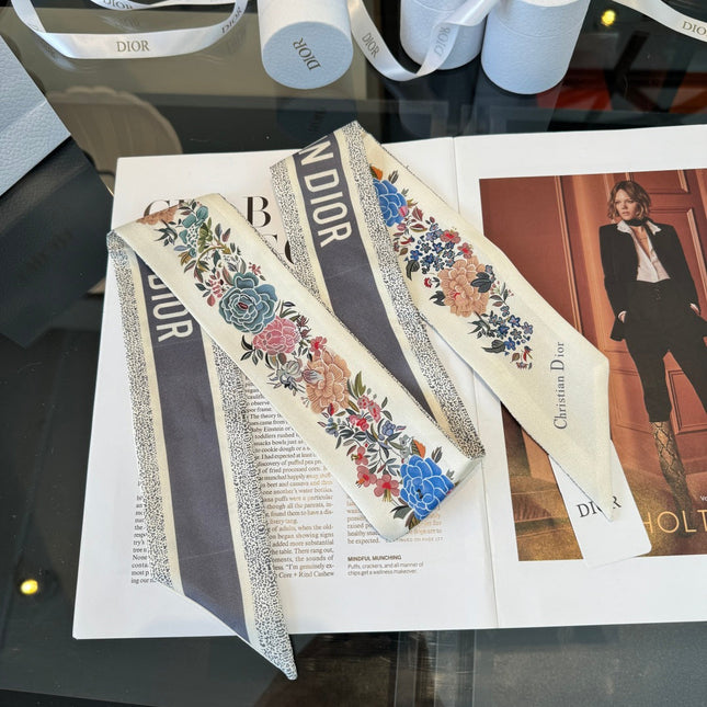 DIOR 26S SCARF 100CM IN SILK 280953