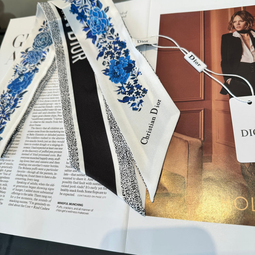 DIOR 26S SCARF 100CM IN SILK 280954