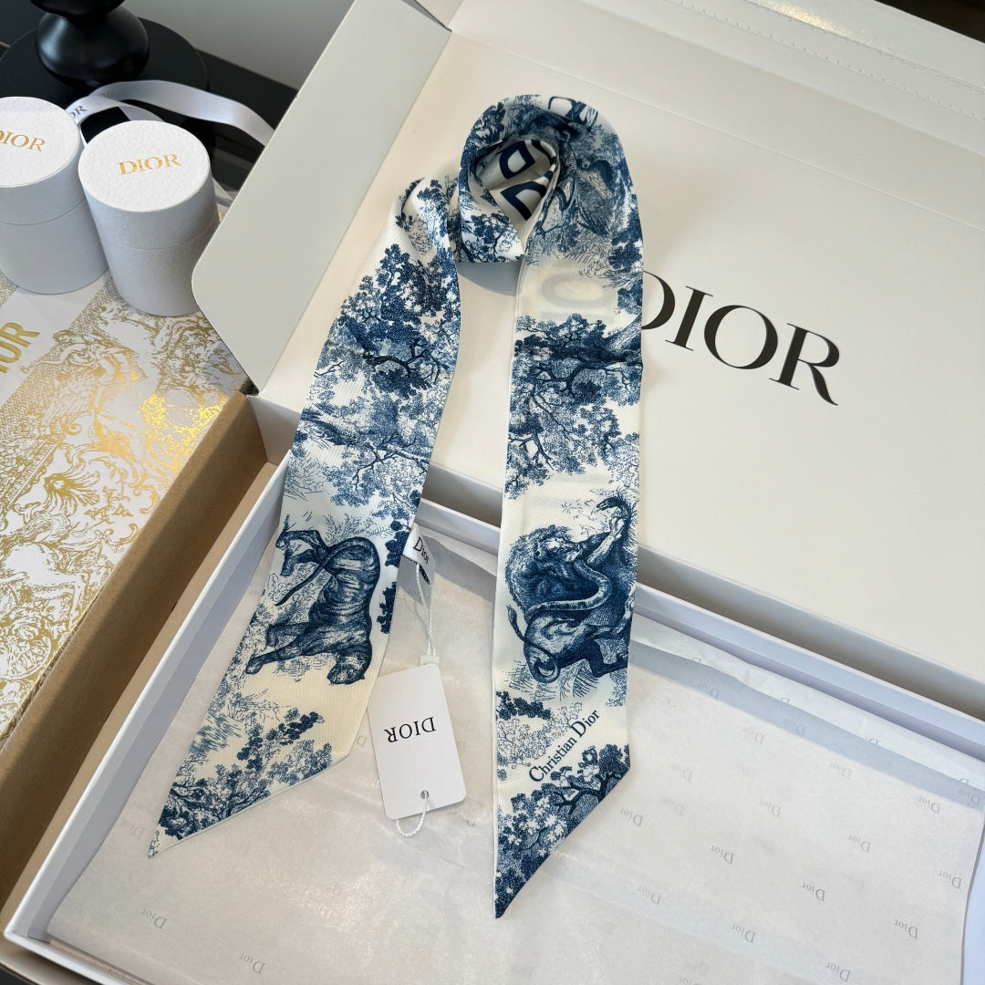 DIOR 26S SCARF 105CM IN SILK 303999