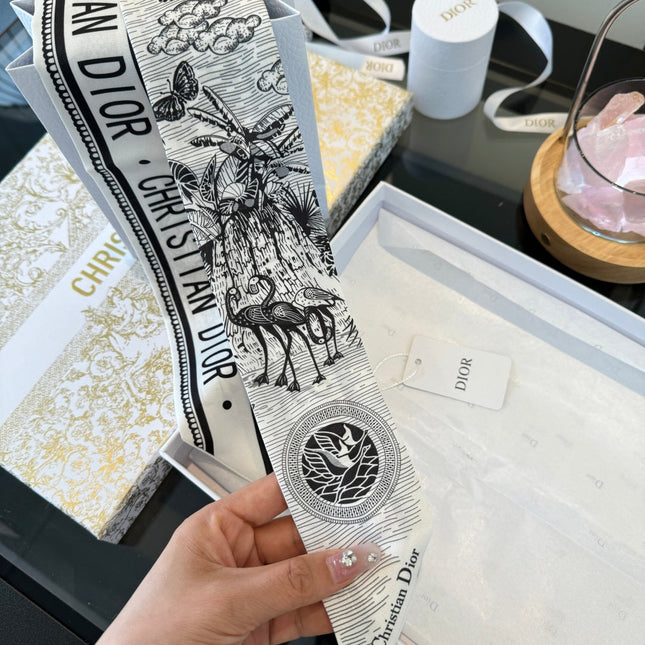 DIOR 26S SCARF 105CM IN SILK 304002