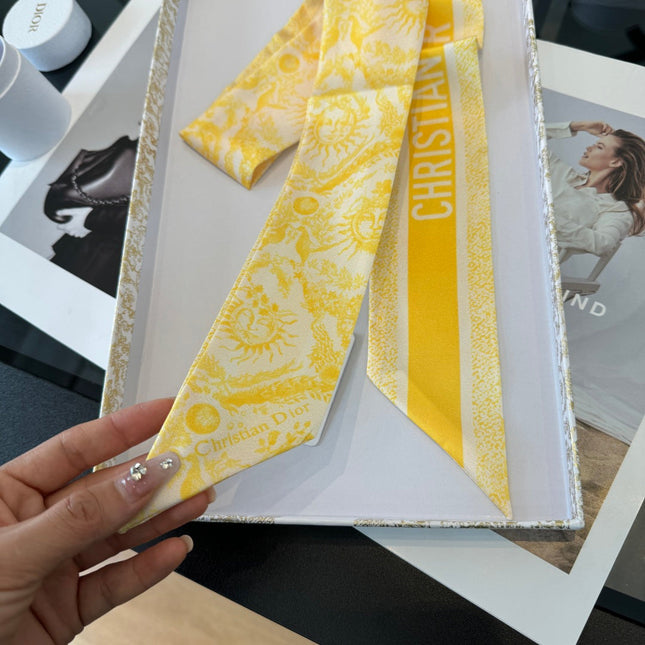 DIOR 26S SCARF 100CM IN SILK 225244