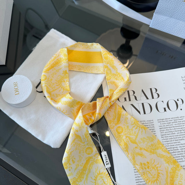 DIOR 26S SCARF 100CM IN SILK 225244