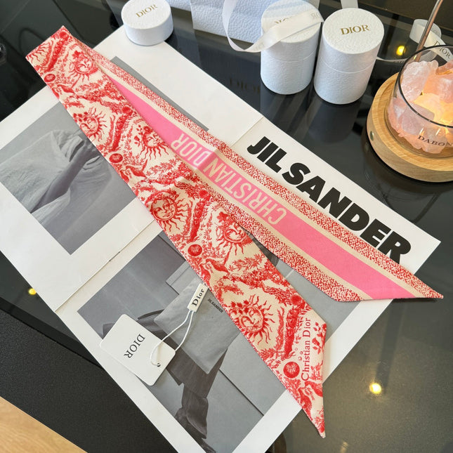 DIOR 26S SCARF 100CM IN SILK 225246