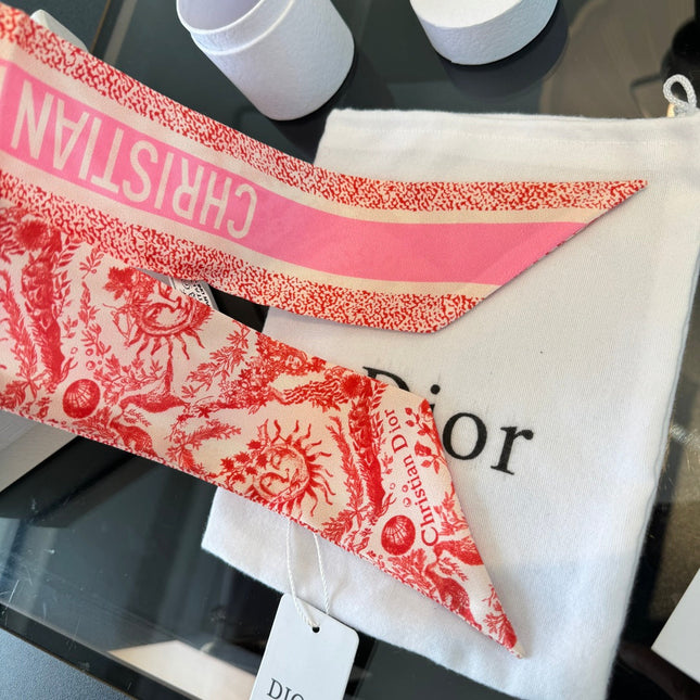 DIOR 26S SCARF 100CM IN SILK 225246