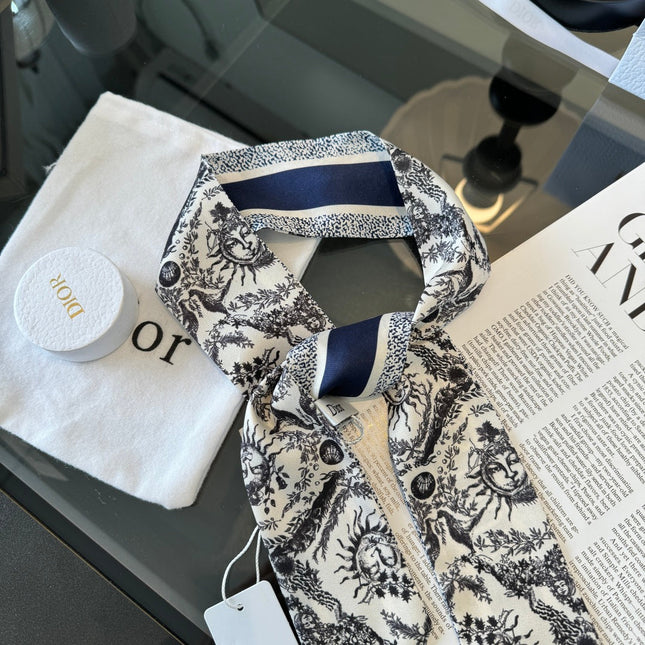 DIOR 26S SCARF 100CM IN SILK 225247