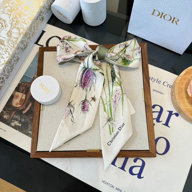 DIOR 26S SCARF 100CM IN SILK 250437