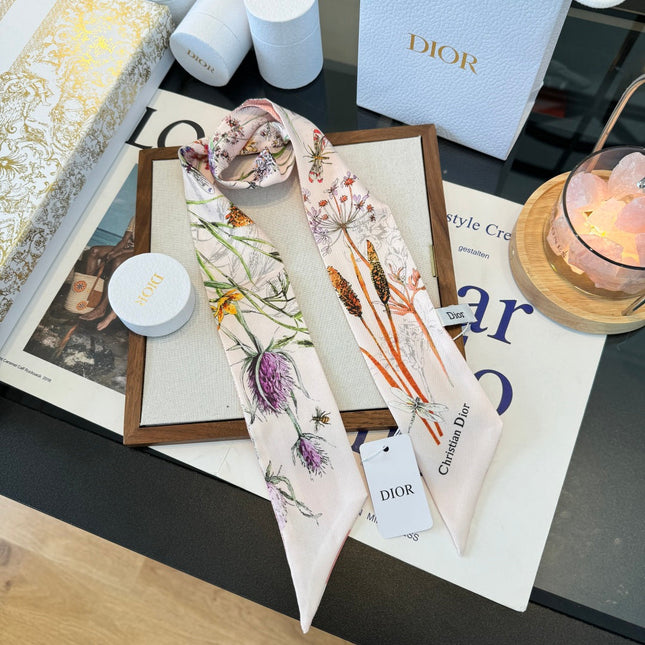 DIOR 26S SCARF 100CM IN SILK 250438