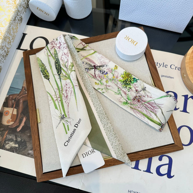 DIOR 26S SCARF 100CM IN SILK 250437