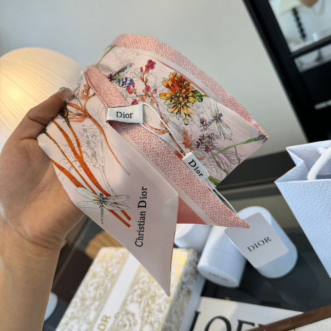 DIOR 26S SCARF 100CM IN SILK 250438