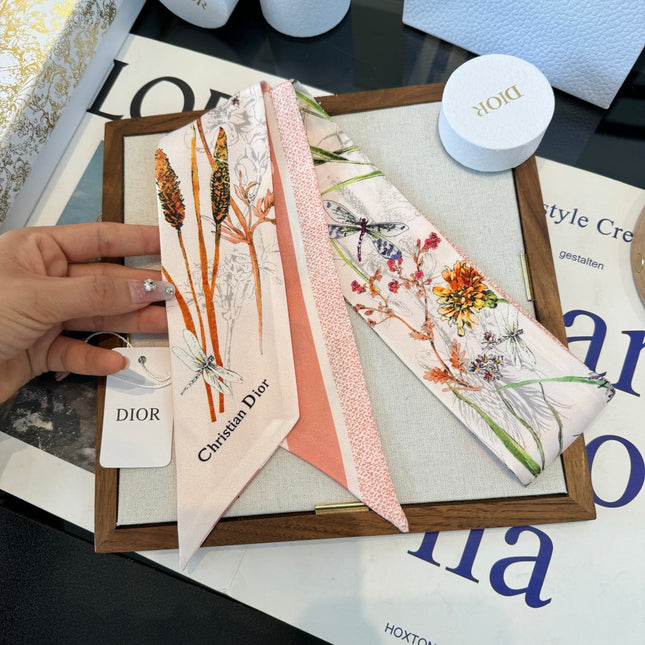 DIOR 26S SCARF 100CM IN SILK 250438