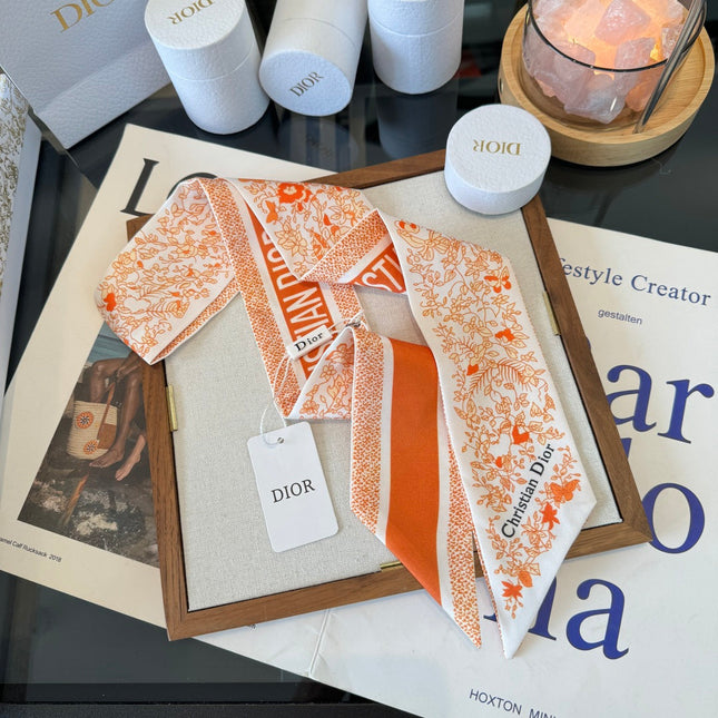 DIOR 26S SCARF 100CM IN SILK 280932