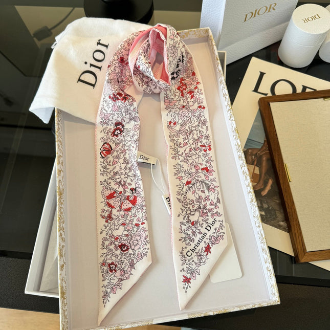 DIOR 26S SCARF 100CM IN SILK 280933