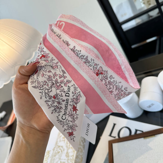 DIOR 26S SCARF 100CM IN SILK 280933
