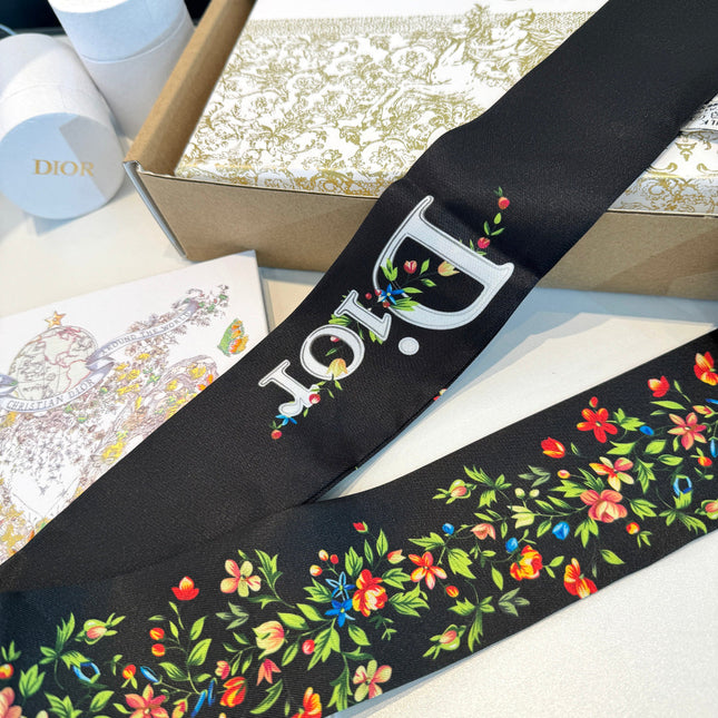 DIOR 26S SCARF 100CM IN SILK 304029