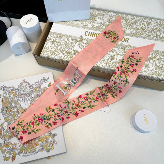 DIOR 26S SCARF 100CM IN SILK 304028