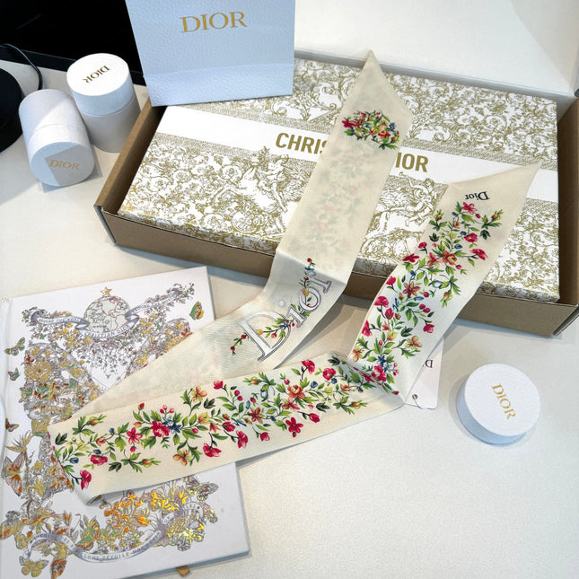 DIOR 26S SCARF 100CM IN SILK 304030