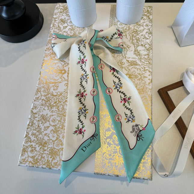 DIOR 26S SCARF 100CM IN SILK 280935