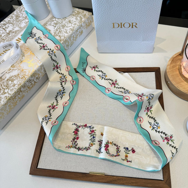 DIOR 26S SCARF 100CM IN SILK 280935