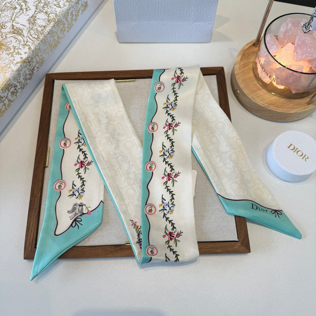 DIOR 26S SCARF 100CM IN SILK 280935
