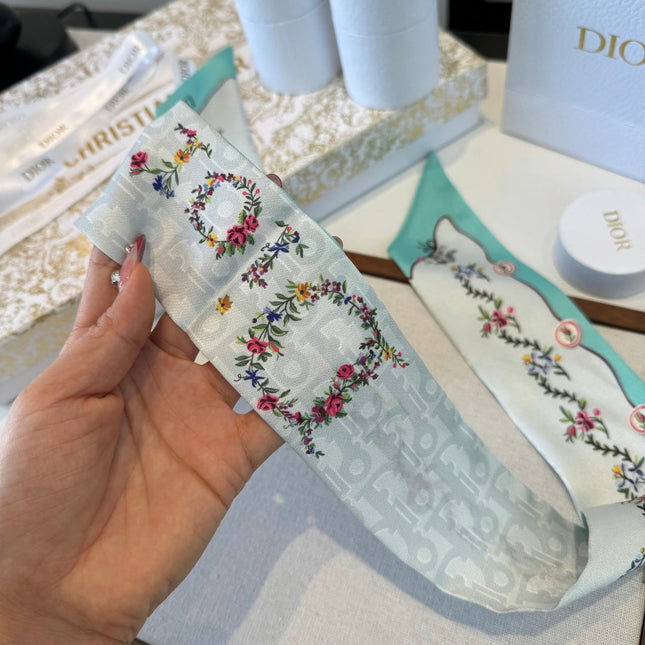 DIOR 26S SCARF 100CM IN SILK 280937