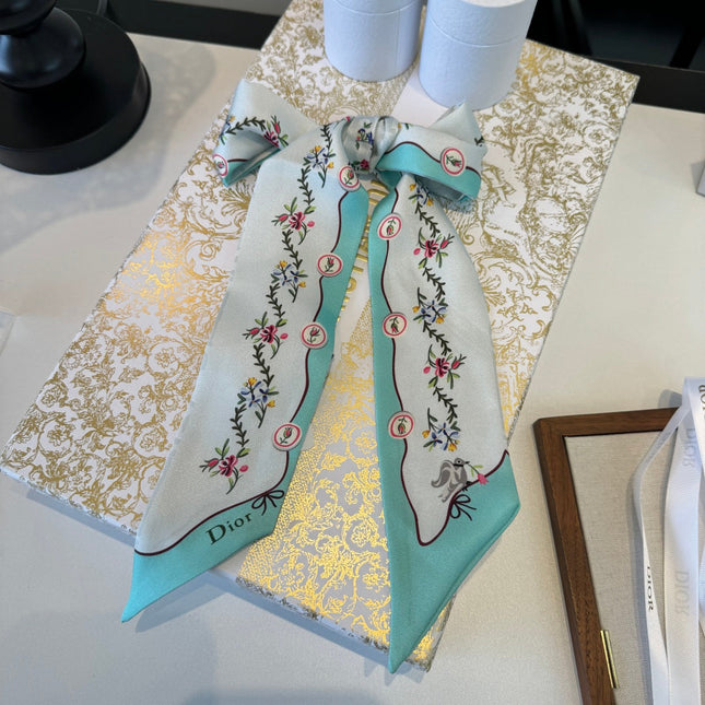 DIOR 26S SCARF 100CM IN SILK 280937