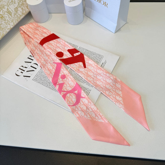DIOR 26S SCARF 100CM IN SILK 298024