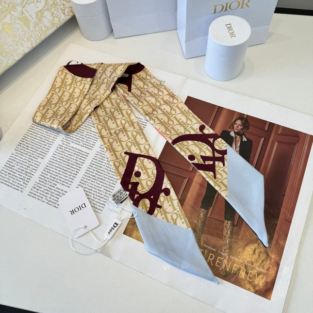DIOR 26S SCARF 100CM IN SILK 298025
