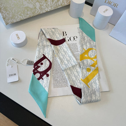 DIOR 26S SCARF 100CM IN SILK 298026