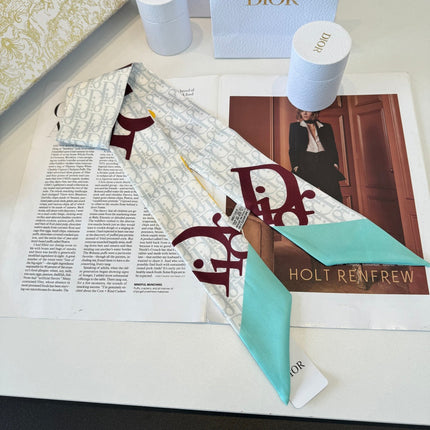 DIOR 26S SCARF 100CM IN SILK 298026