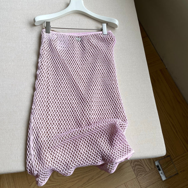 PRADA 26S MESH MIDI SKIRT STYLE 953