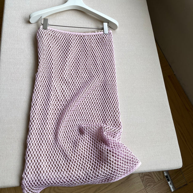 PRADA 26S MESH MIDI SKIRT STYLE 953