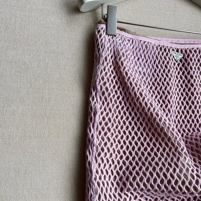 PRADA 26S MESH MIDI SKIRT STYLE 953