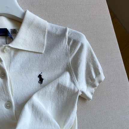 RALPH LAUREN 26S SHORT SLEEVE KNIT POLO TOP 469