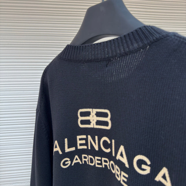 BALENCIAGA 26S CREW-NECK KNIT SWEATER 280