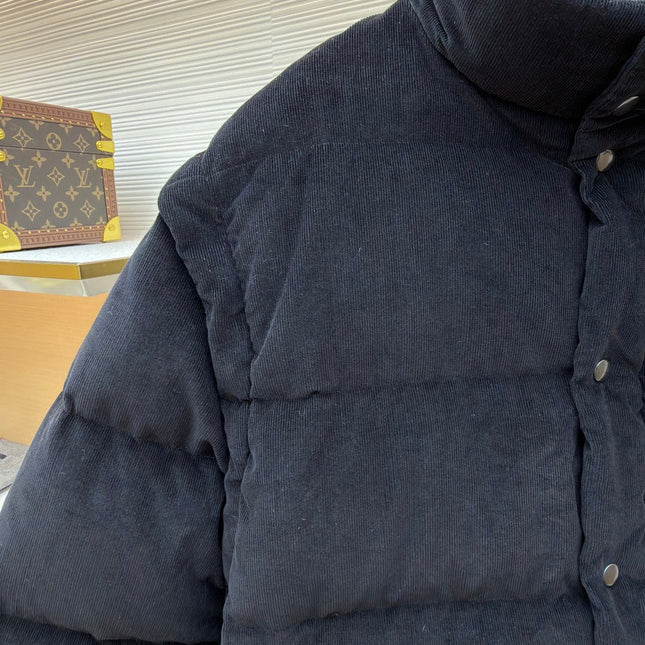 PRADA 25S VELVET PUFFER JACKET 458