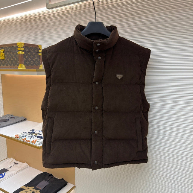 PRADA 25S VELVET PUFFER JACKET 459