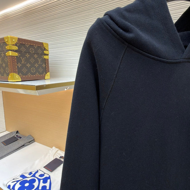 CHROME HEARTS CEMETERY CROSS SEVEN-11 HOODIE IN BLACK