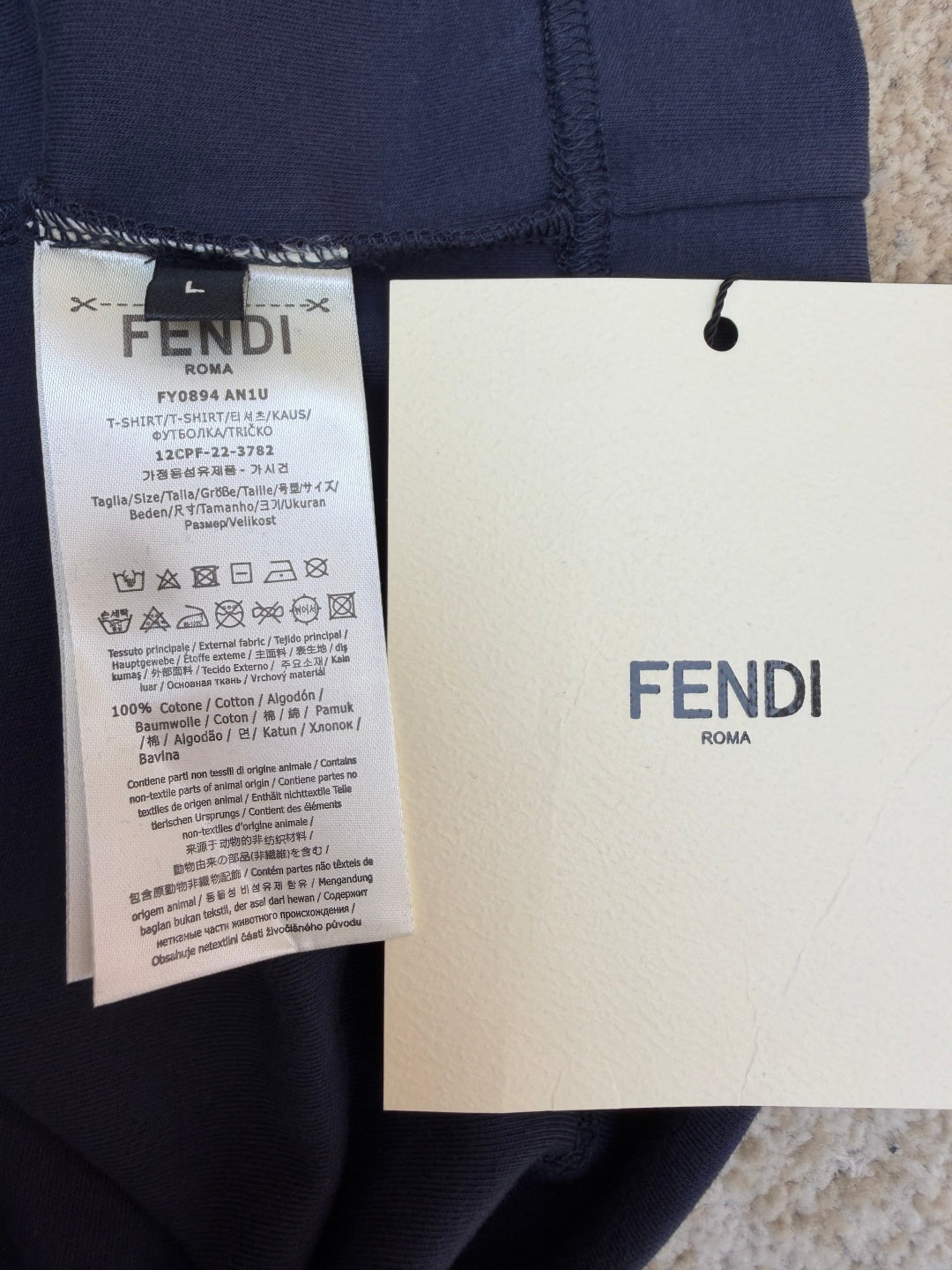 FENDI 26S SHORT SLEEVE T-SHIRT 210