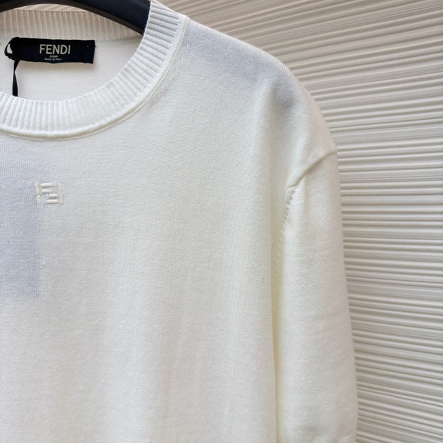 FENDI 26S SHORT SLEEVE KNIT 105