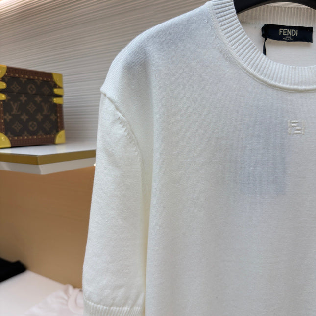 FENDI 26S SHORT SLEEVE KNIT 105