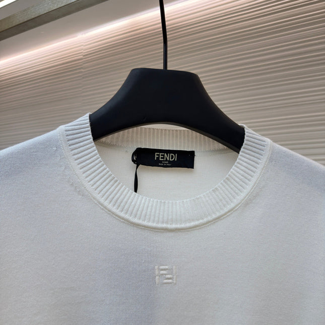 FENDI 26S SHORT SLEEVE KNIT 105