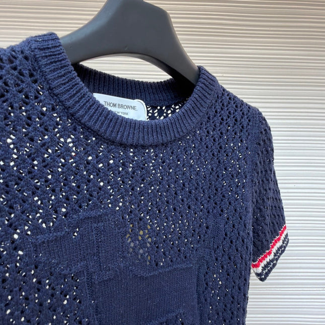THOM 26S SHORT-SLEEVED KNIT TOP STYLE 159