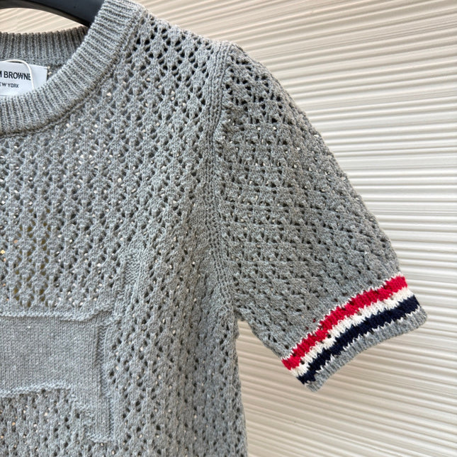 THOM 26S SHORT-SLEEVED KNIT TOP STYLE 158