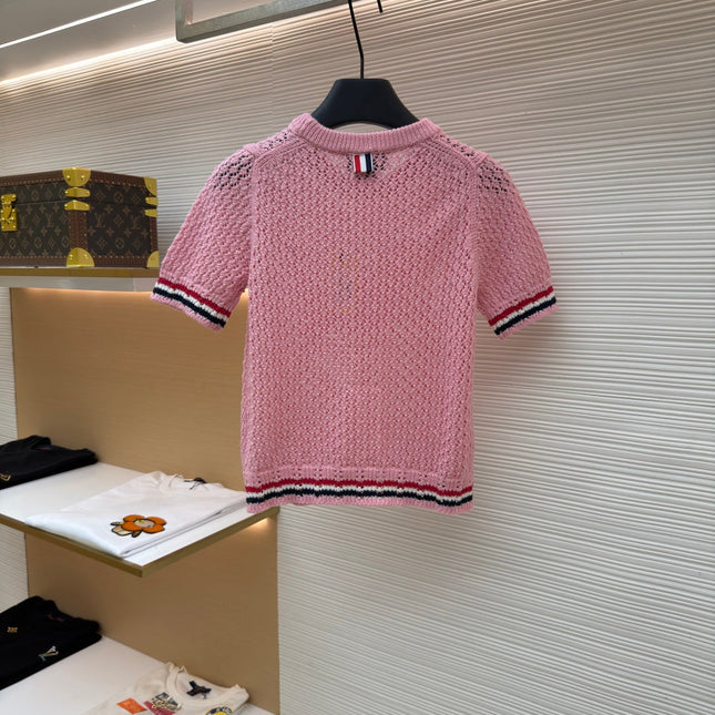 THOM 26S SHORT-SLEEVED KNIT TOP STYLE 157