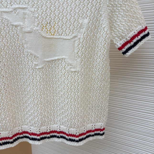 THOM 26S SHORT-SLEEVED KNIT TOP STYLE 156