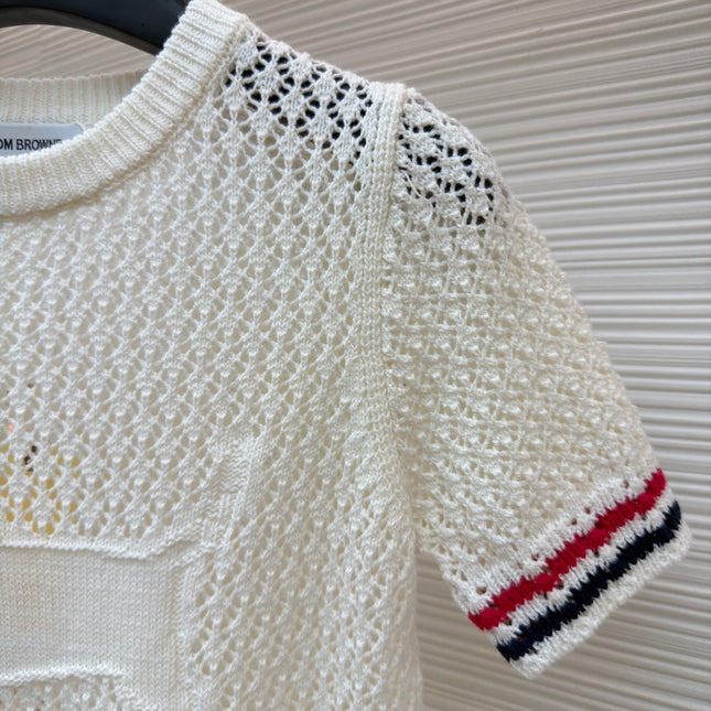 THOM 26S SHORT-SLEEVED KNIT TOP STYLE 156